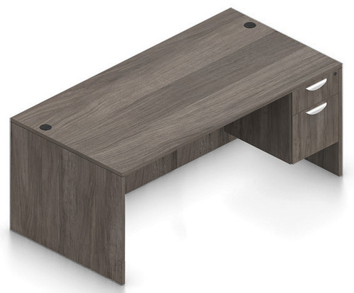 Offices To Go Layout SL-33, 36" x 71" Single Pedestal Desk Offices To Go Layout SL-33, 36" x 71" Single Pedestal Desk